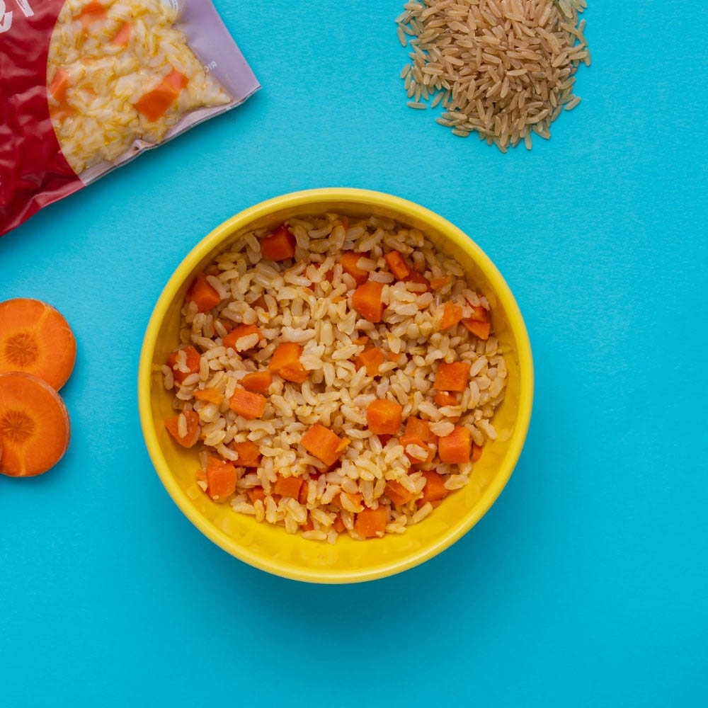 Arroz Integral com Cenoura