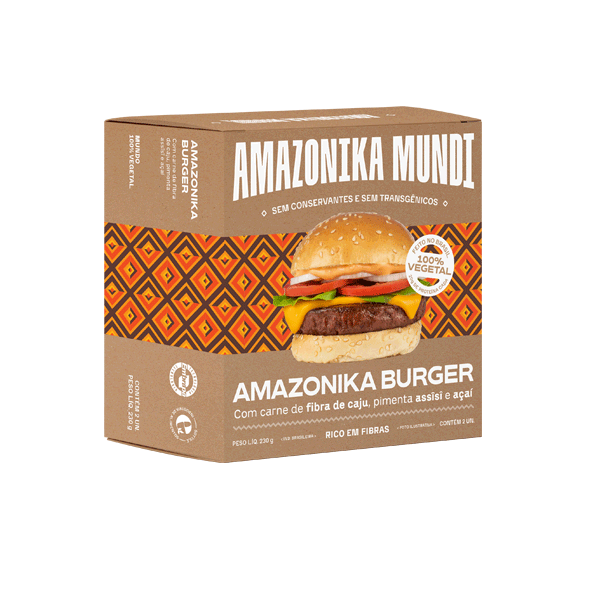Amazonika - Burger Vegetariano com 2 un