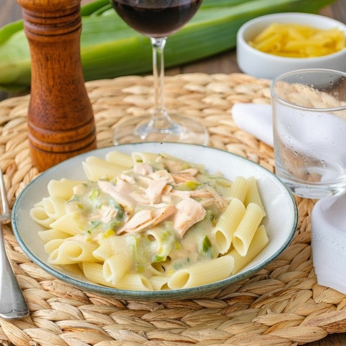 Penne ao Molho de Salmão Sem Glúten L+