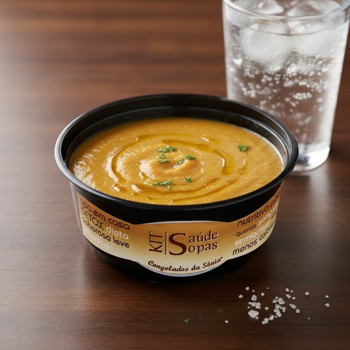 Sopa Detox 2 - De aipo, abobrinha, couve-flor e cenoura