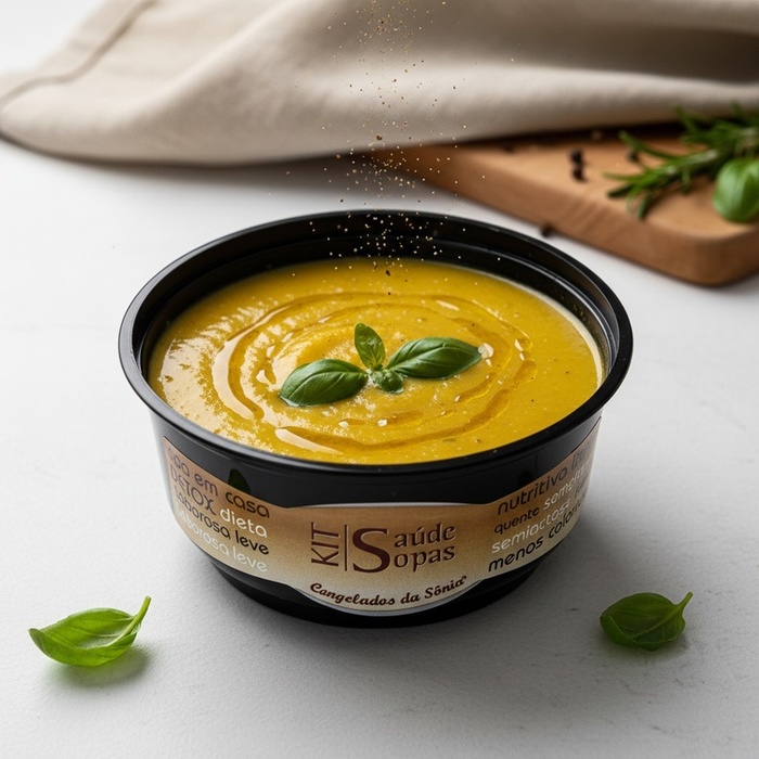 Sopa Detox 1 - de abobrinha, repolho, cenoura e brócolis